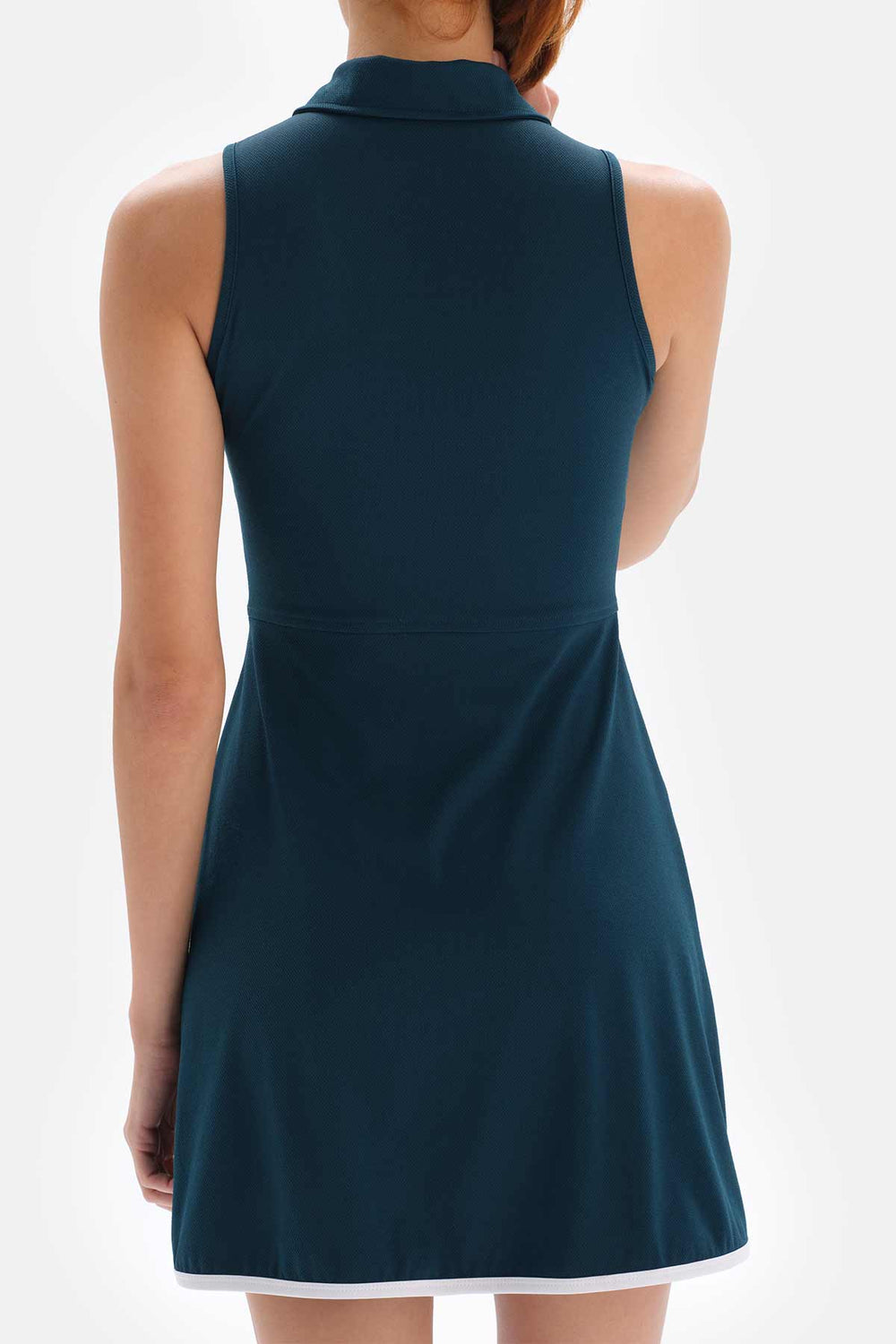 Petrol Dagi Active Petrol Kolsuz Polo Yakalı Elbise