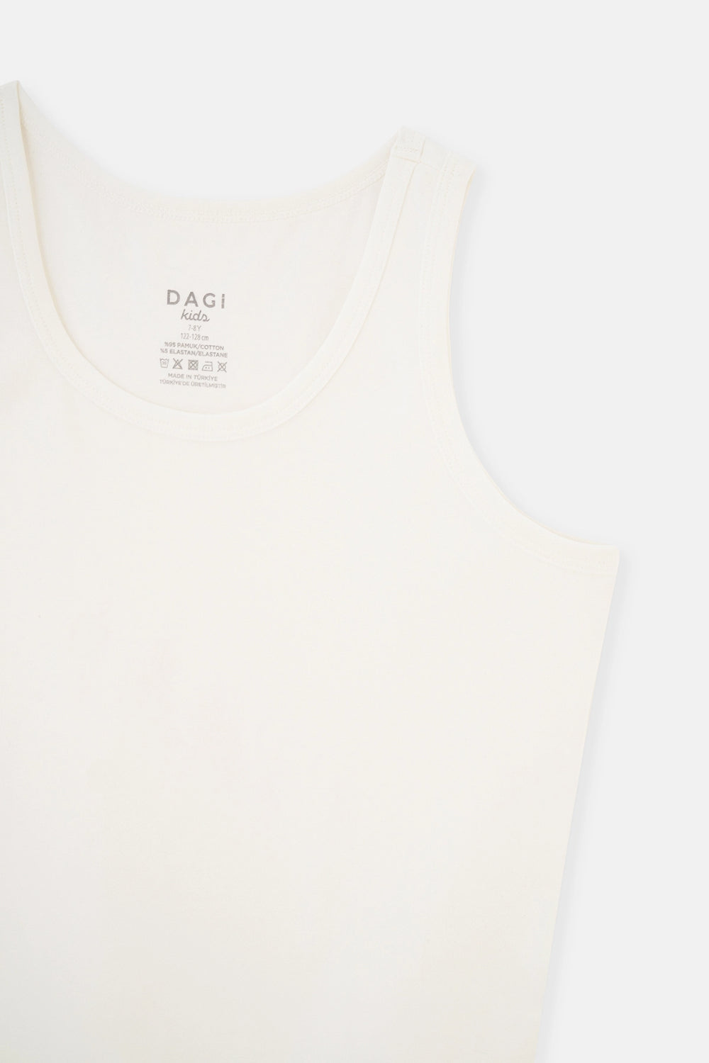 Beyaz 2'Li Erkek Çocuk Pamuklu Atlet