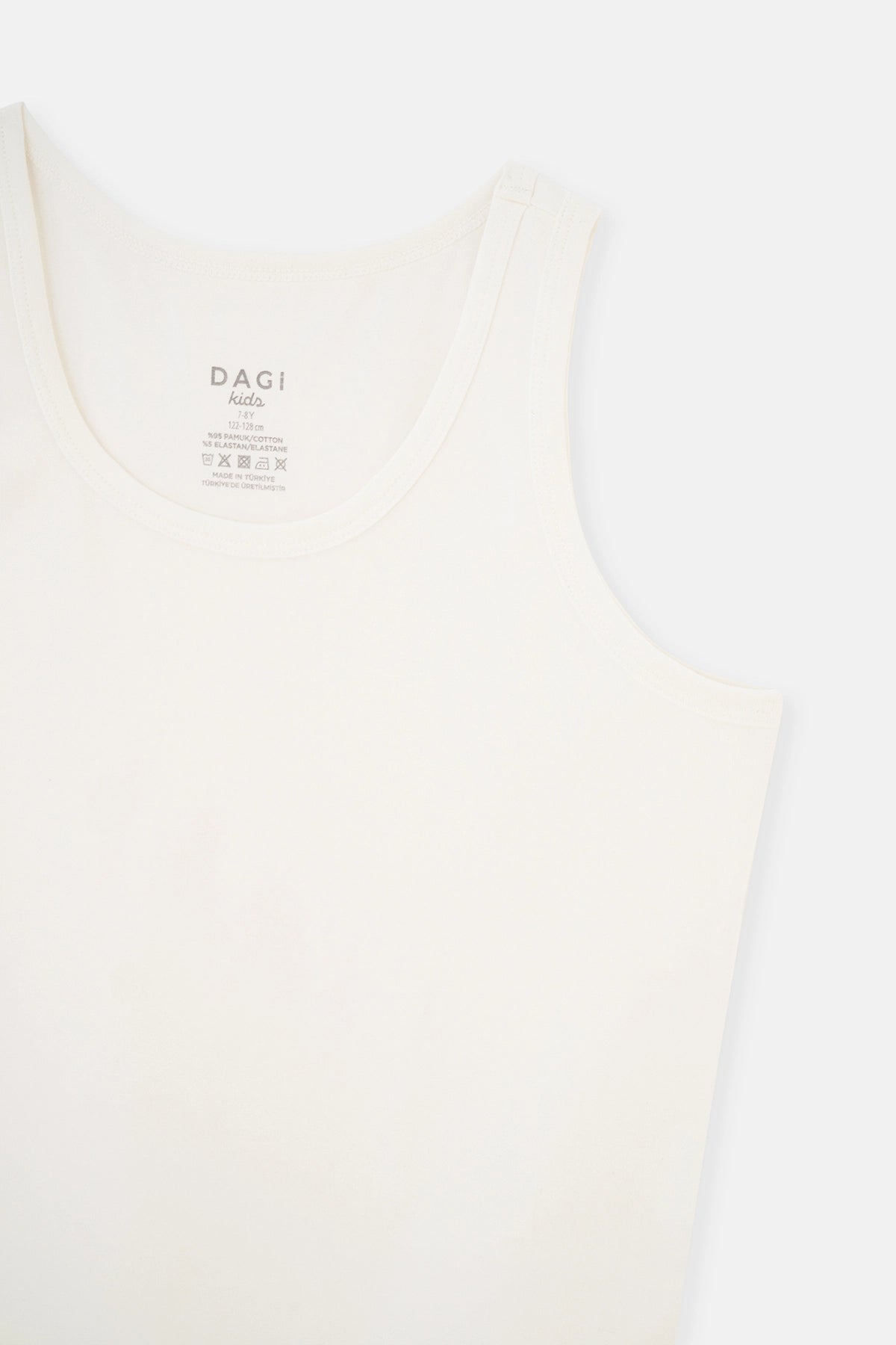 Beyaz 2'Li Erkek Çocuk Pamuklu Atlet