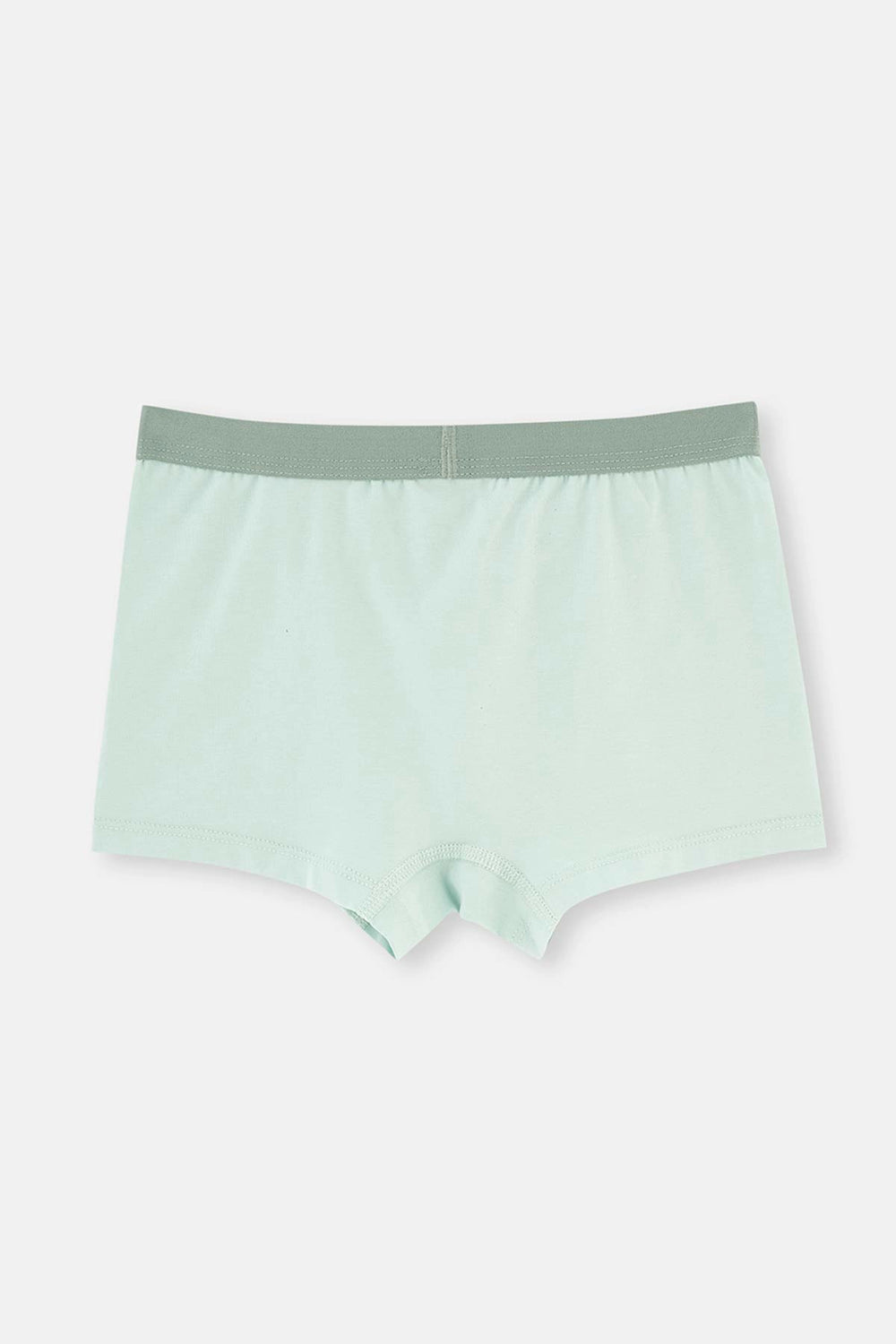 Yeşil 2'Li Erkek Çocuk Pamuklu Boxer