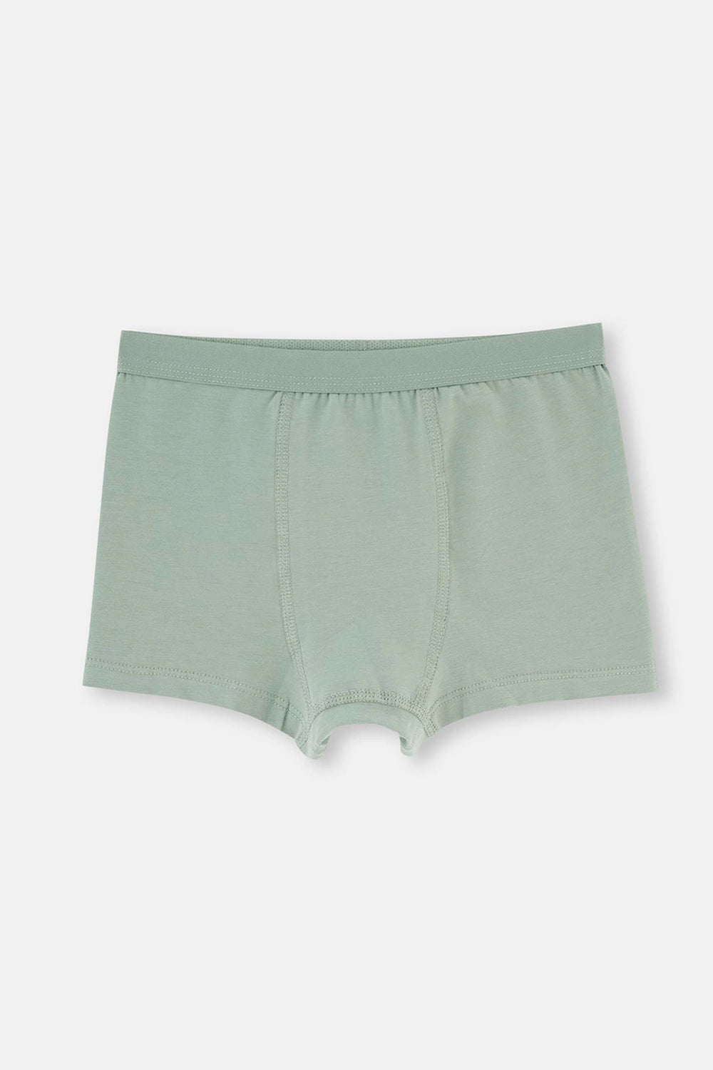 Yeşil 2'Li Erkek Çocuk Pamuklu Boxer