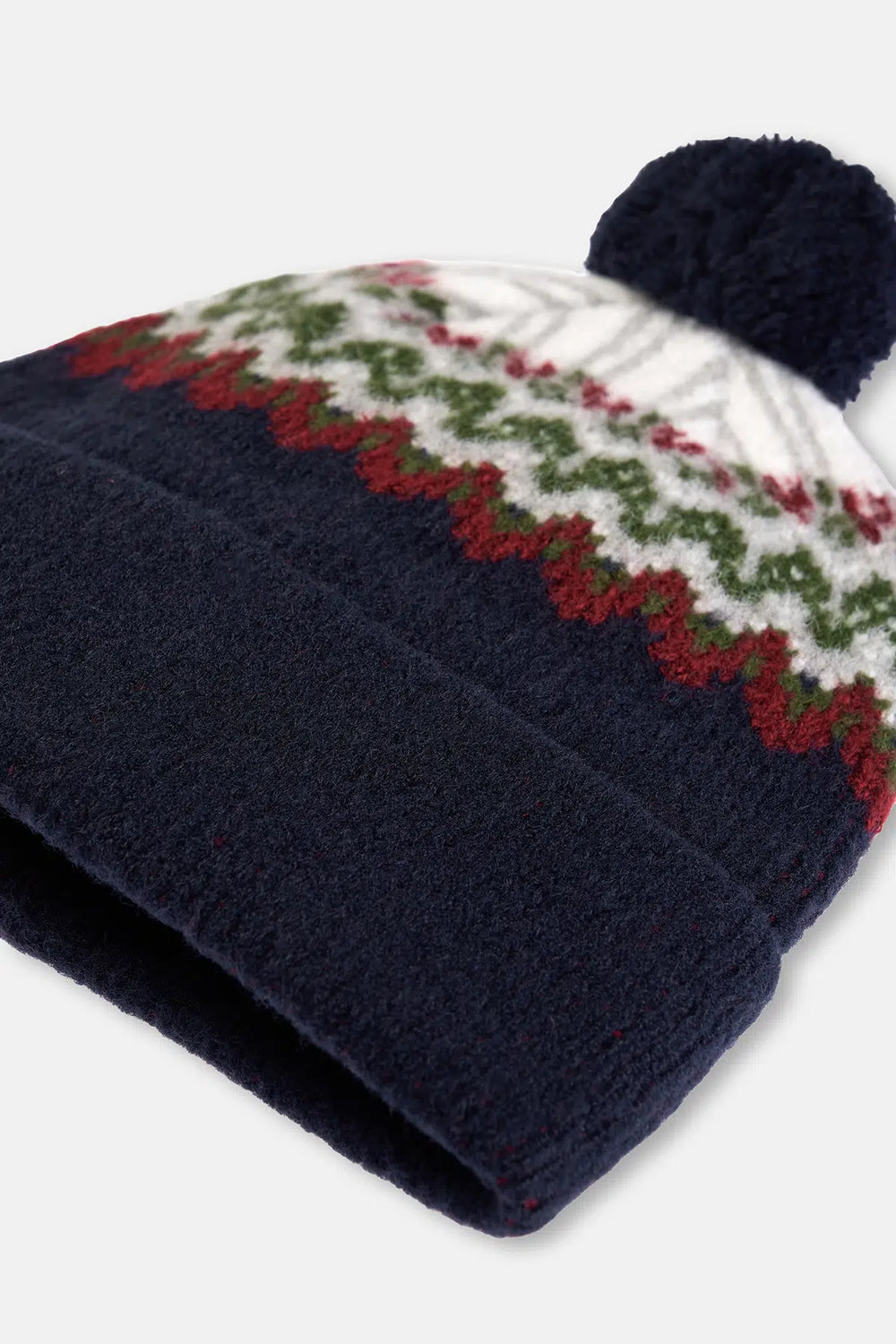 Multicolor Çocuk Etnik Desenli Ponponlu Bere