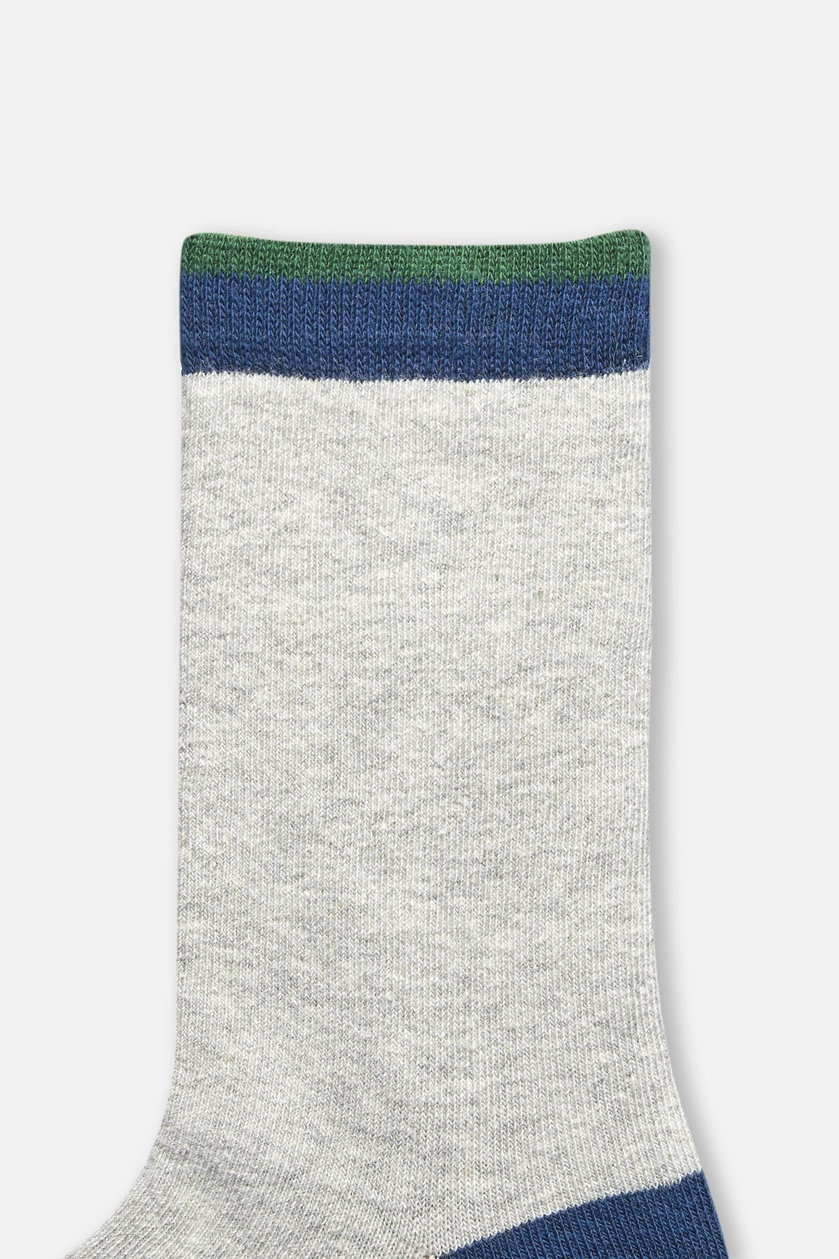 Yeşil Erkek Çocuk 2'Li Baklava Desenli Çorap