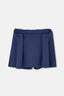 Lacivert Interlok Şort Etek