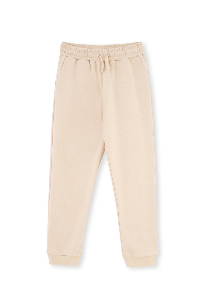 Bej Melanj Jogger Paça Eşofman Altı