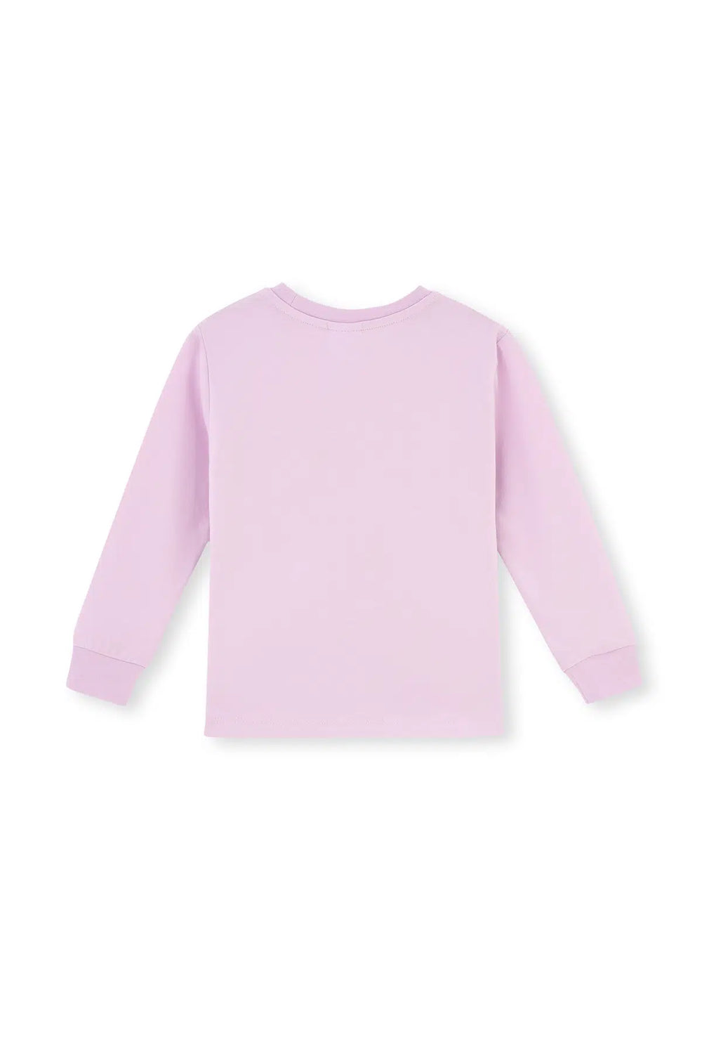 Lila Baskı Detaylı Uzun Kollu Pijama Takımı