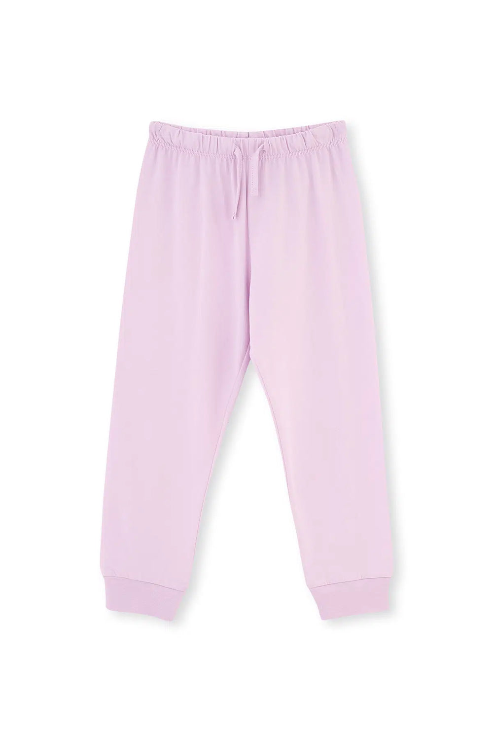 Lila Baskı Detaylı Uzun Kollu Pijama Takımı