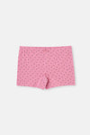 Pudra 2'Li Baskılı Kız Çocuk Boxer
