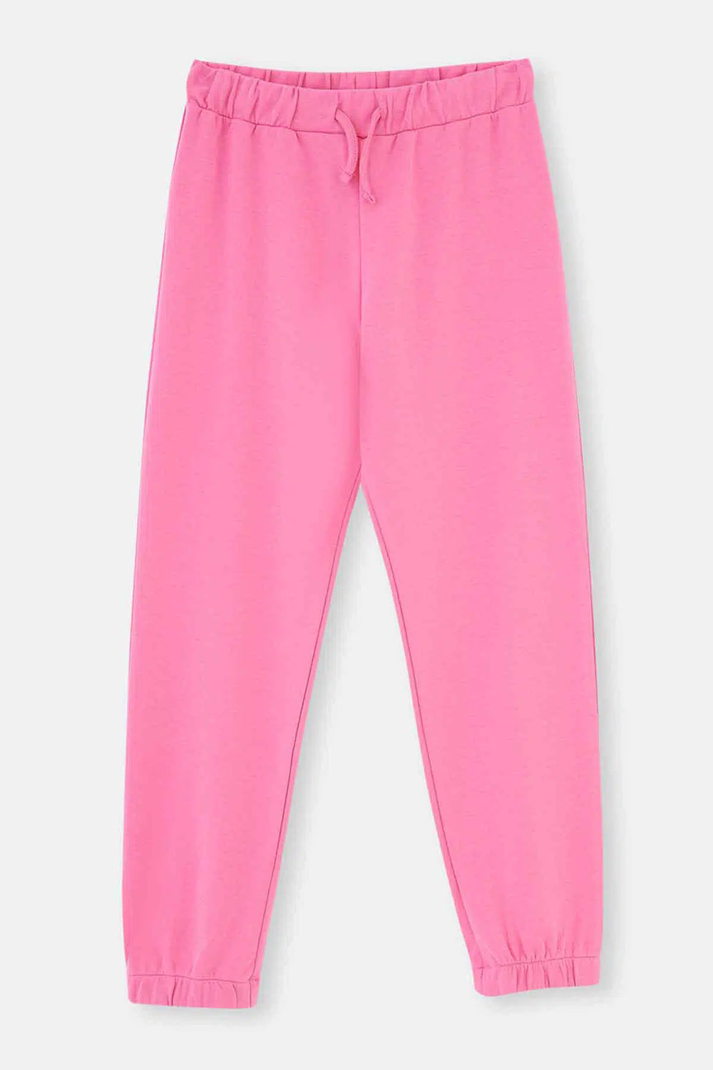 Pembe Lastik Paçalı Pijama Alt