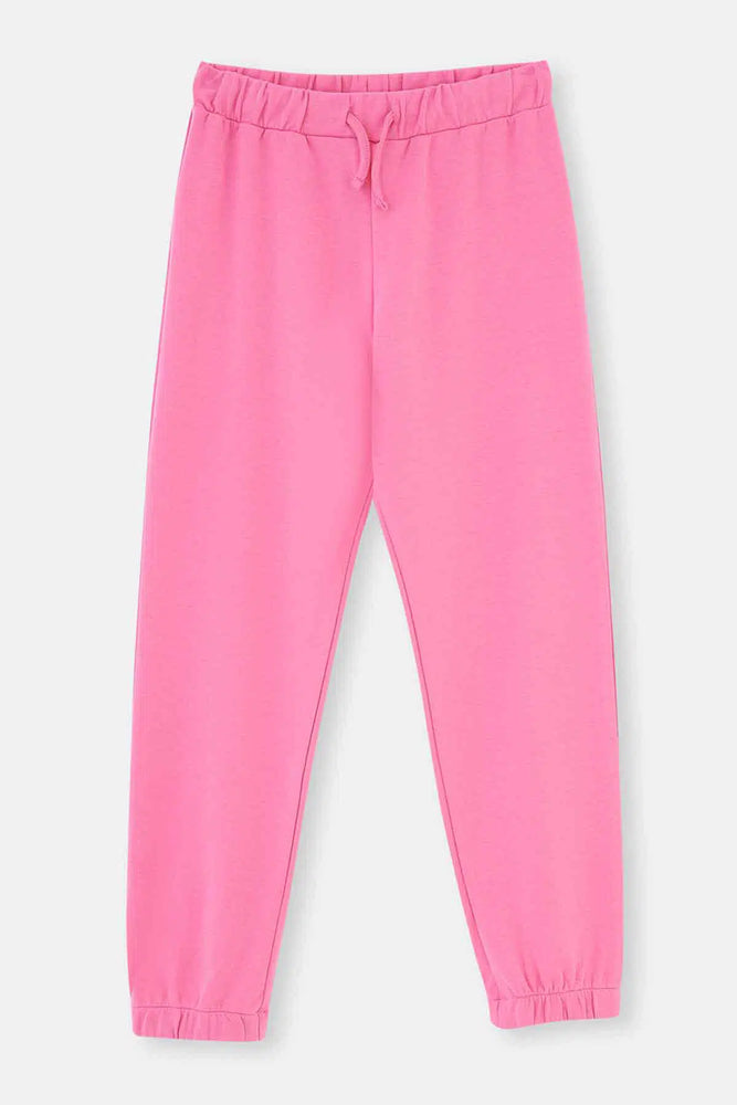 Pembe Lastik Paçalı Pijama Alt