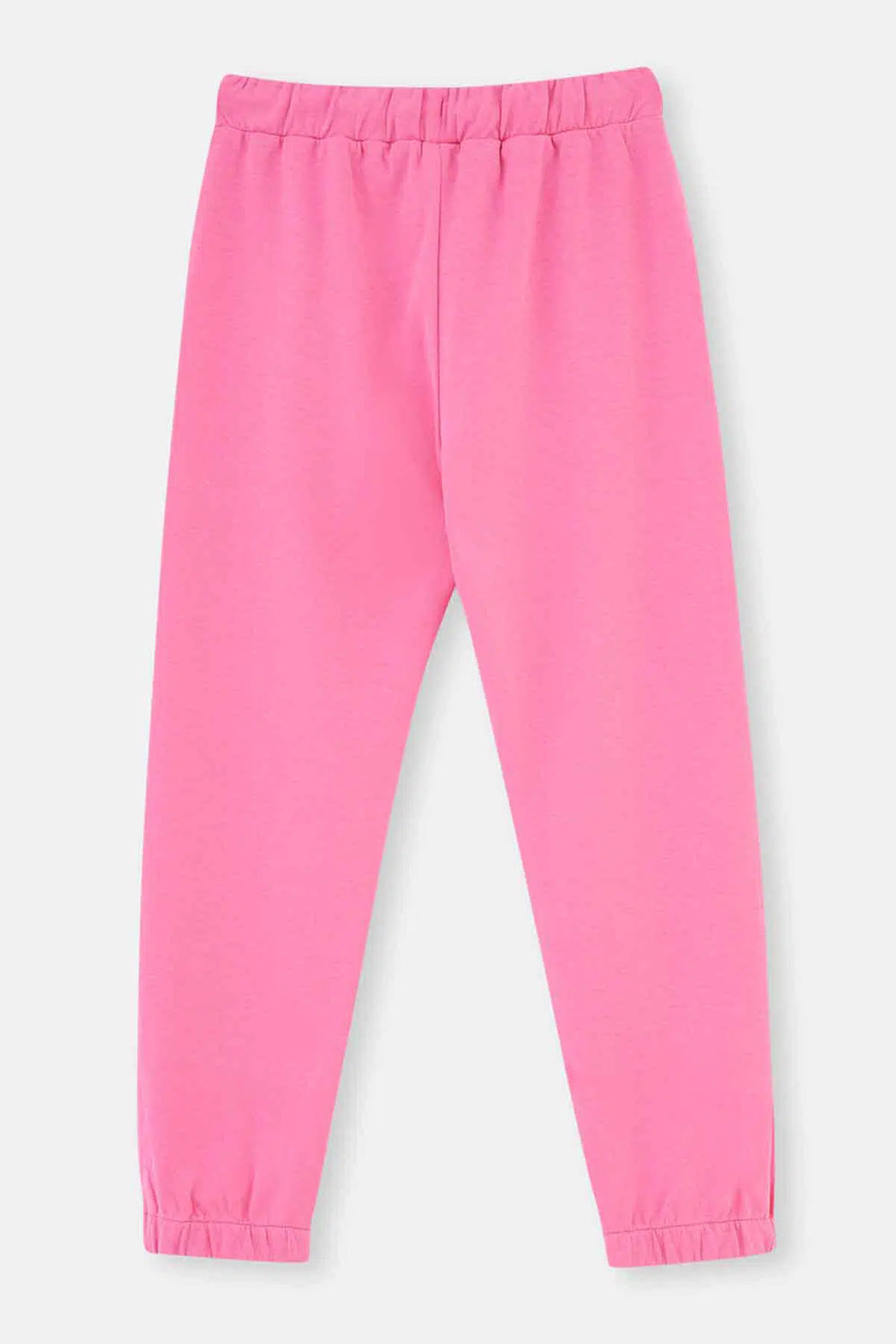 Pembe Lastik Paçalı Pijama Alt
