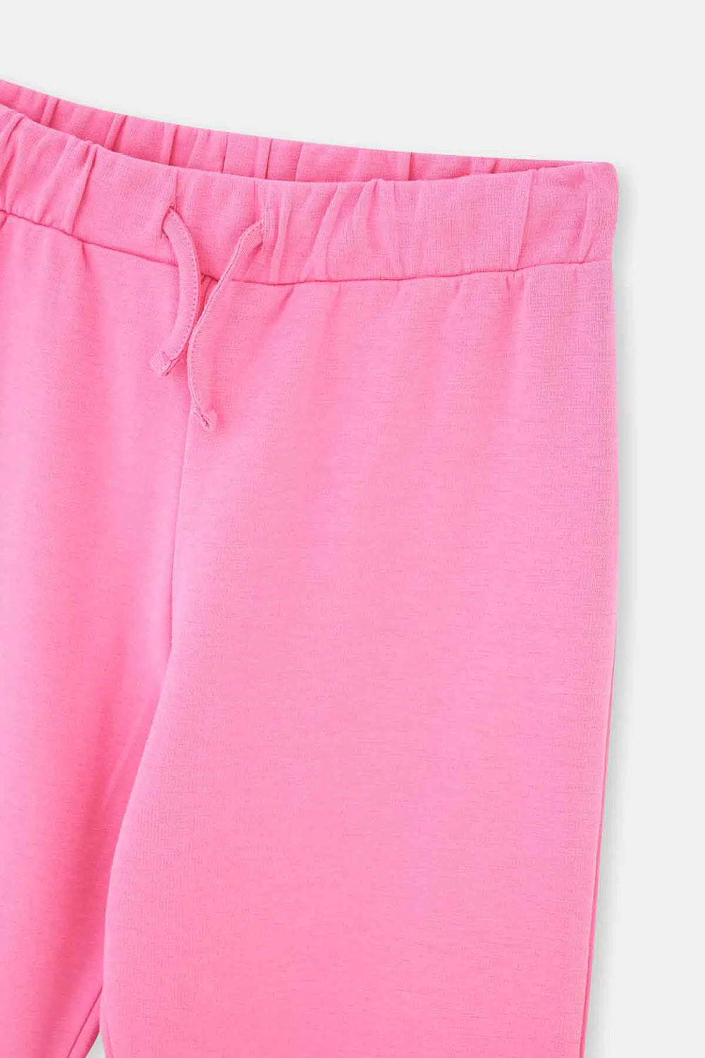 Pembe Lastik Paçalı Pijama Alt