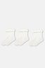 Ekru Kız Çocuk 3'Lü Dantelli Çorap