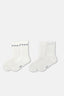 Ekru Kız Çocuk 2'Li Kelebek Detaylı Çorap