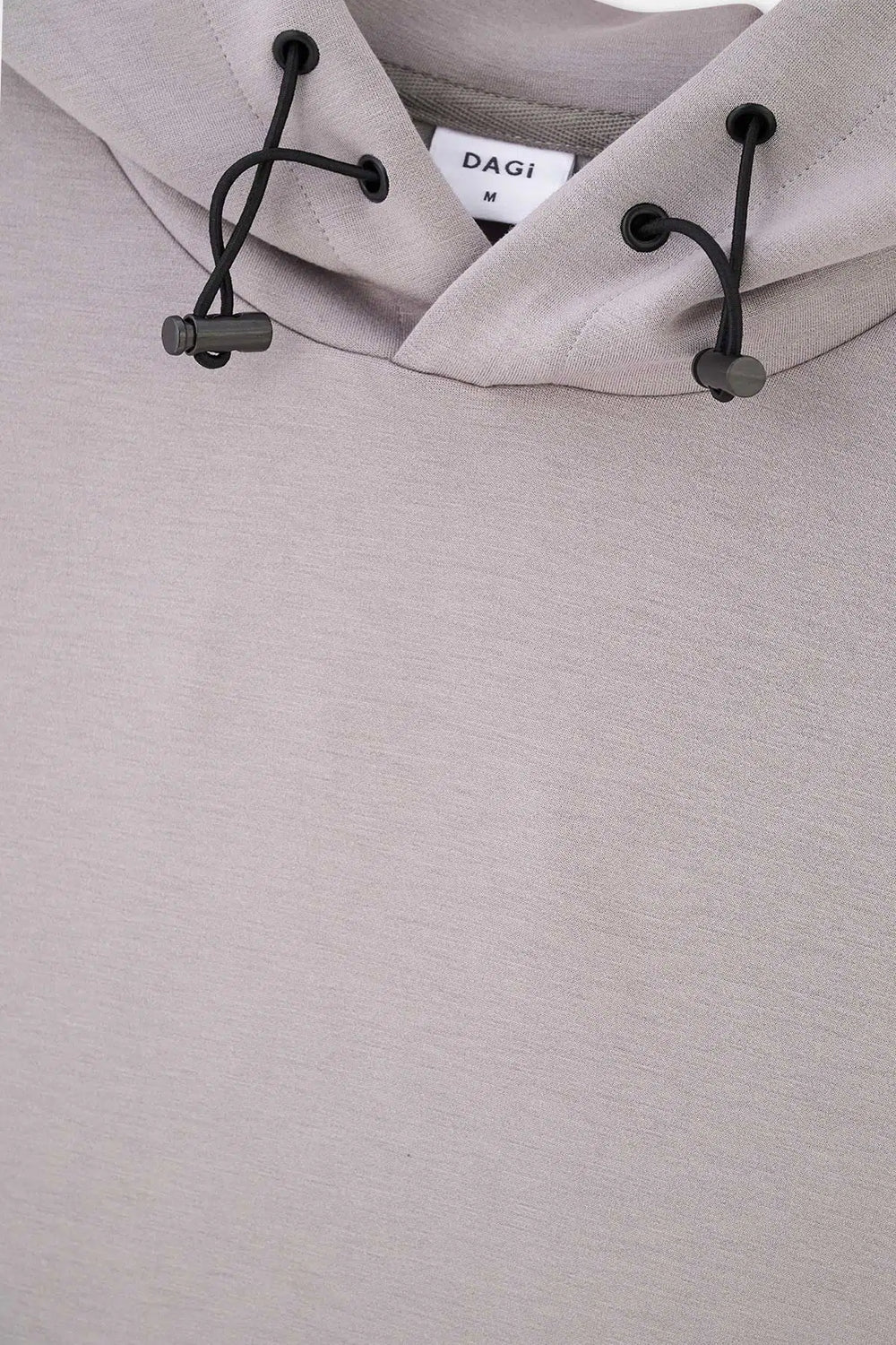 Gri Kapüşonlu Uzun Kollu Sweatshırt
