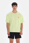 Açık Yeşil Dagi Active Dağ Baskılı T-Shirt