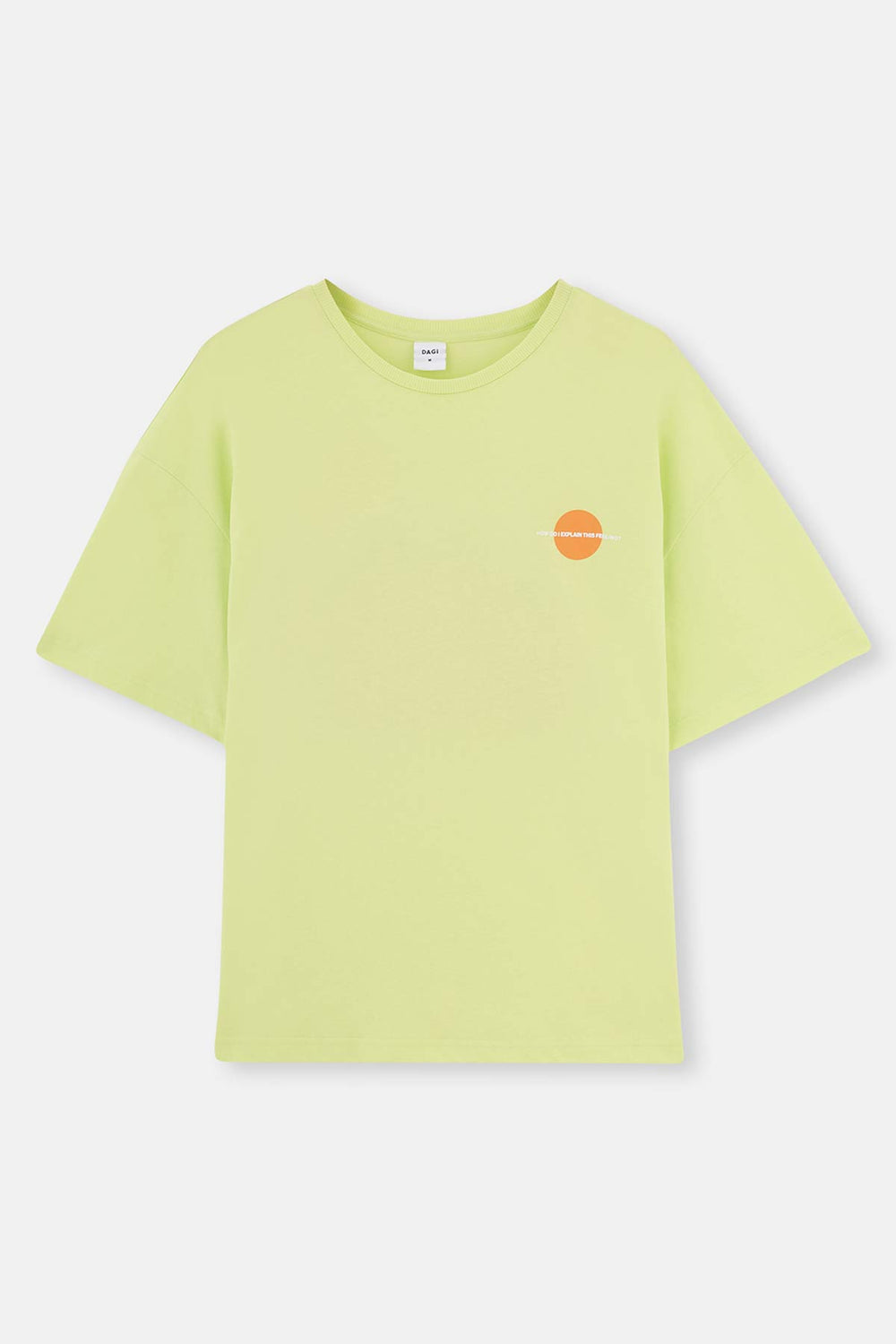 Açık Yeşil Dagi Active Dağ Baskılı T-Shirt