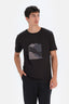 Siyah Dagi Active Baskılı Spor T-Shirt