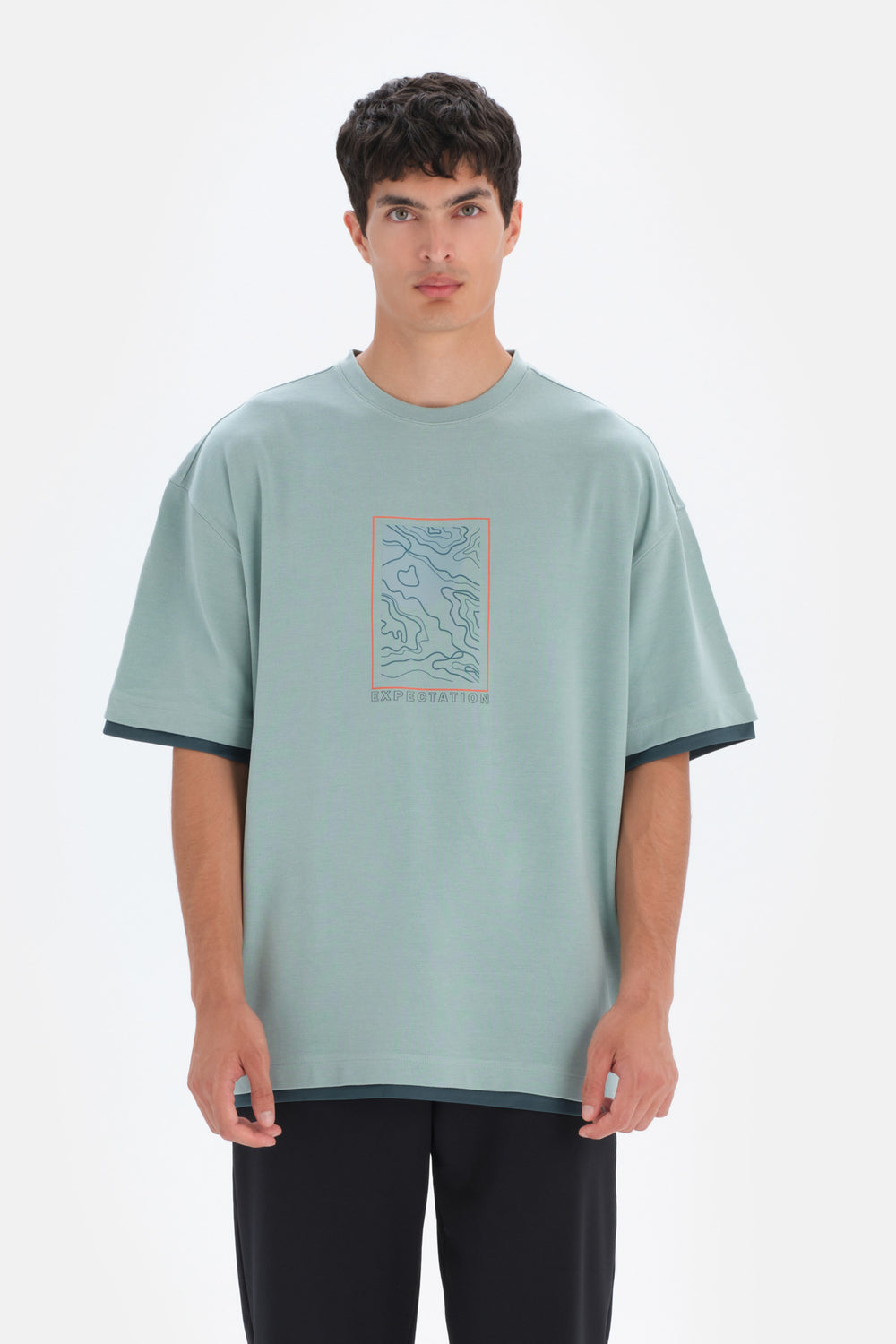 Mint Yeşili Dagi Active Mint i Garnili Spor T-Shirt