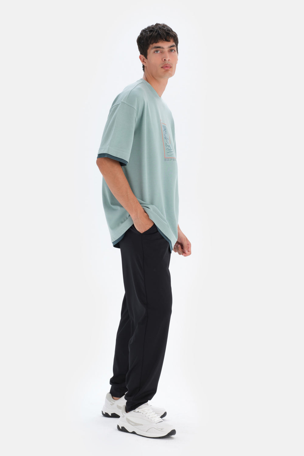 Mint Yeşili Dagi Active Mint i Garnili Spor T-Shirt