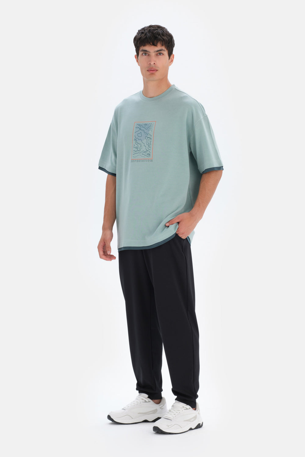 Mint Yeşili Dagi Active Mint i Garnili Spor T-Shirt