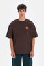 Koyu Kahve Dagi Active Sırt Baskı Detaylı T-Shirt