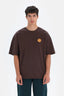 Koyu Kahve Dagi Active Sırt Baskı Detaylı T-Shirt
