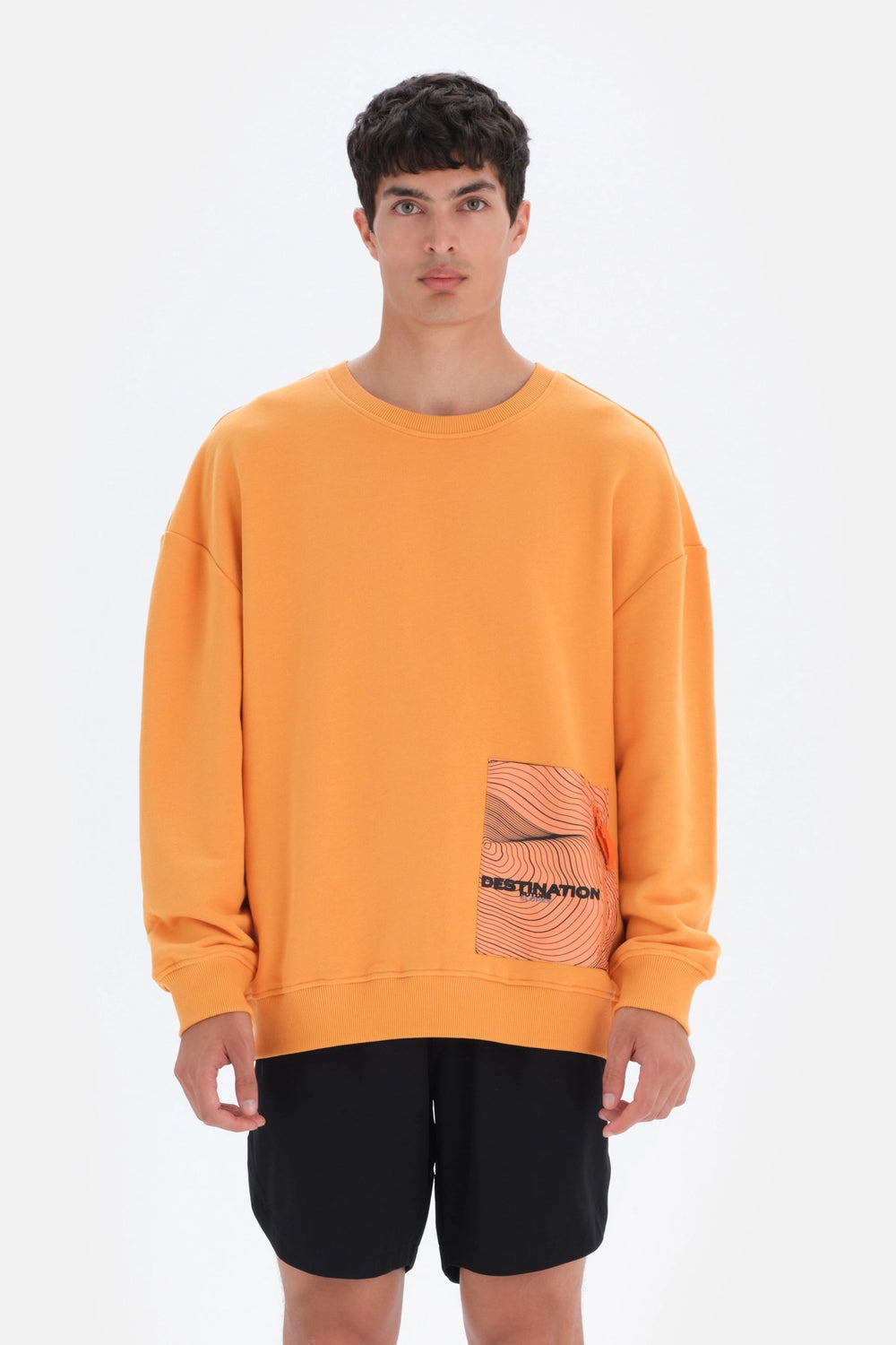 Turuncu Dagi Active Cep Detaylı Sweatshirt