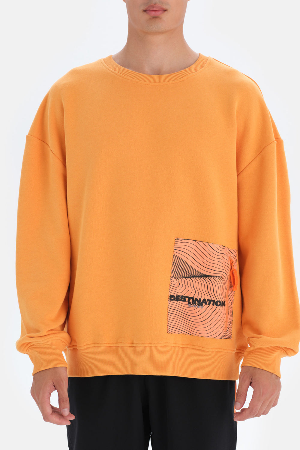 Turuncu Dagi Active Cep Detaylı Sweatshirt