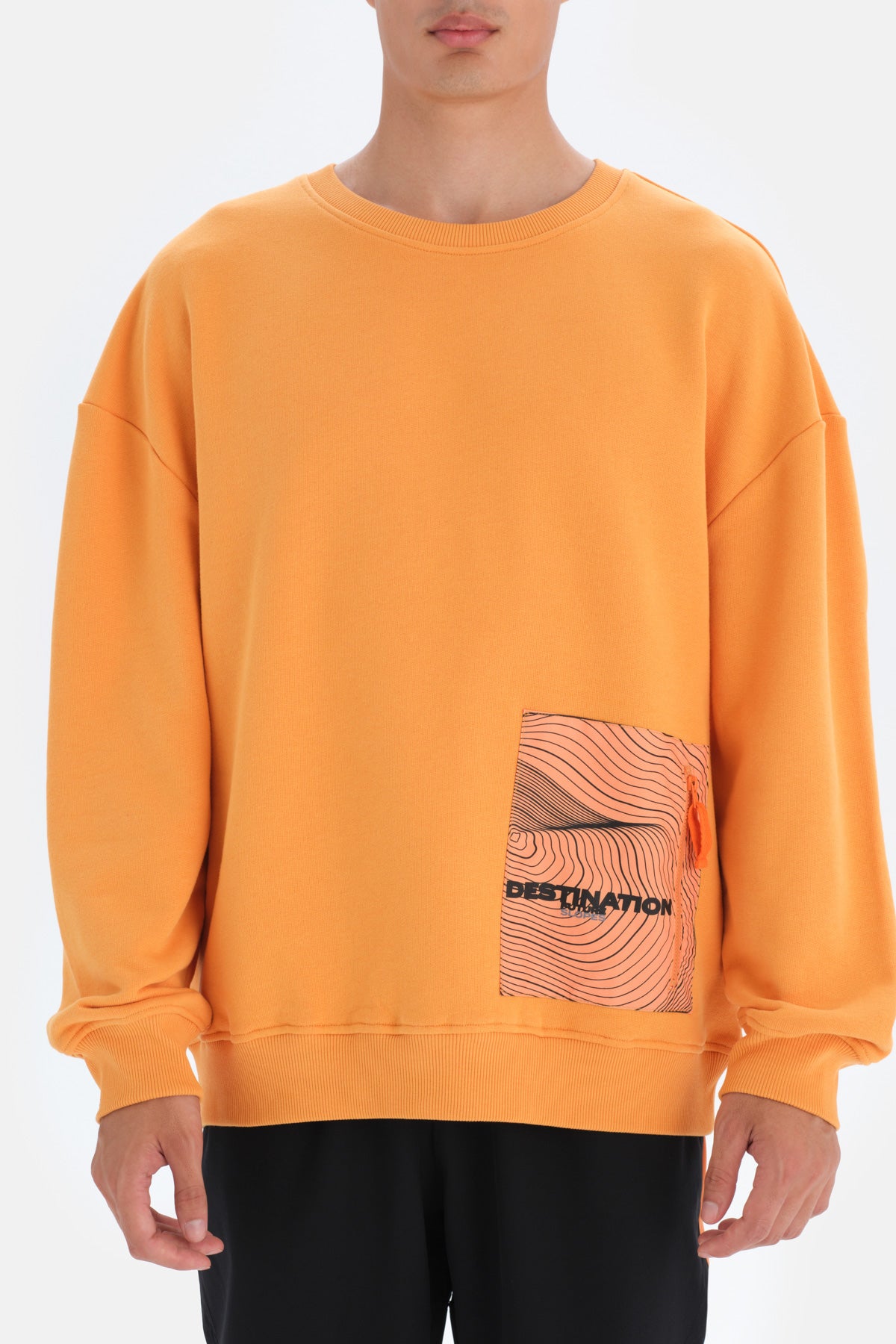 Turuncu Dagi Active Cep Detaylı Sweatshirt