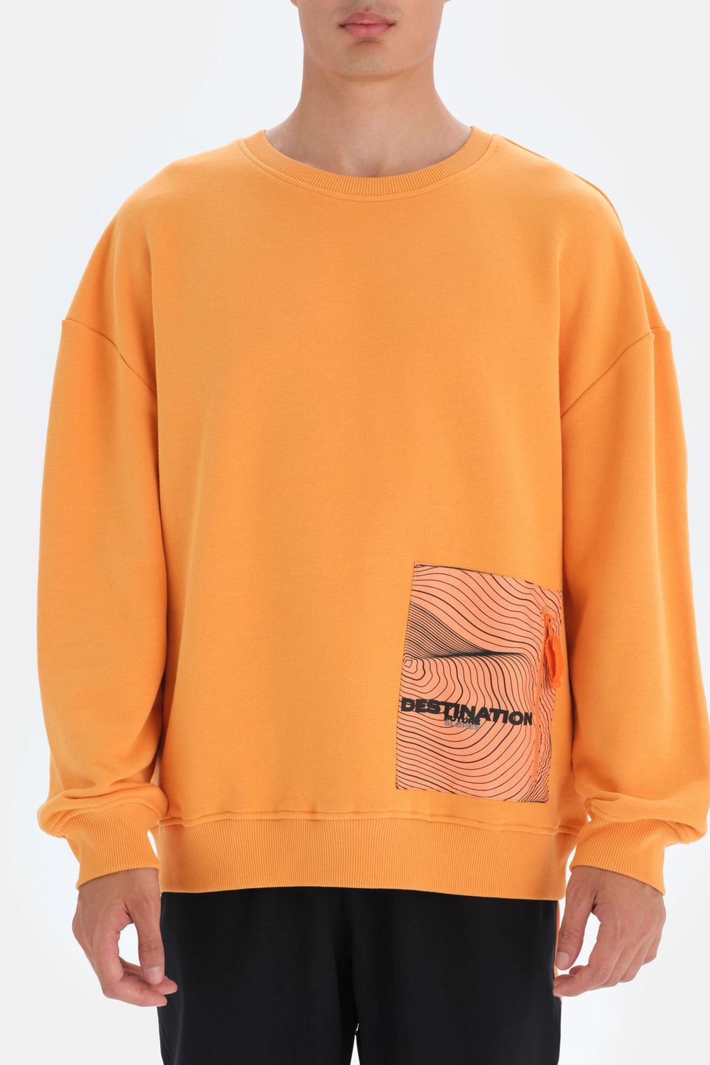 Turuncu Dagi Active Cep Detaylı Sweatshirt