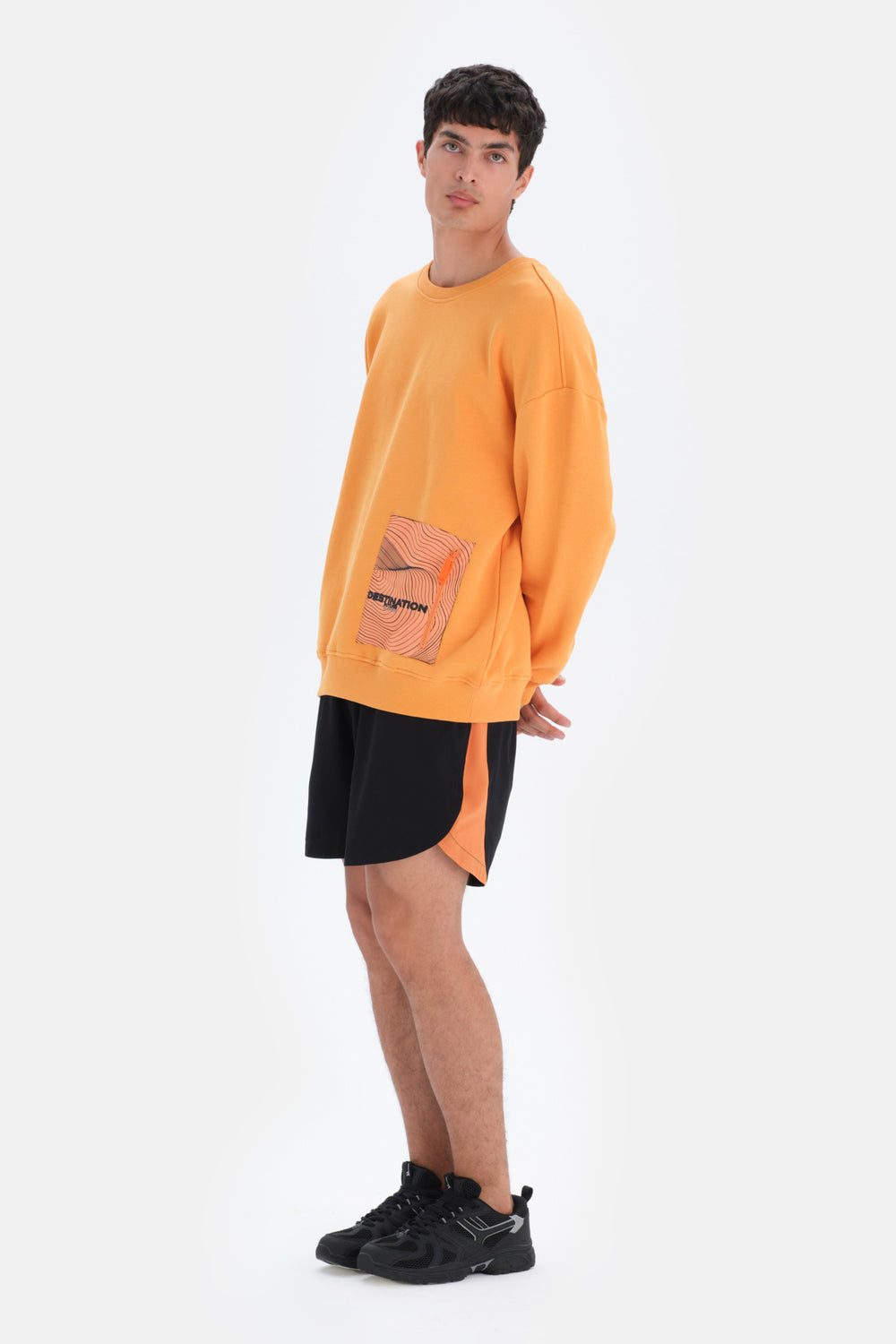 Turuncu Dagi Active Cep Detaylı Sweatshirt