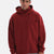 Bordo Cep Detaylı Kapüşonlu Sweatshirt