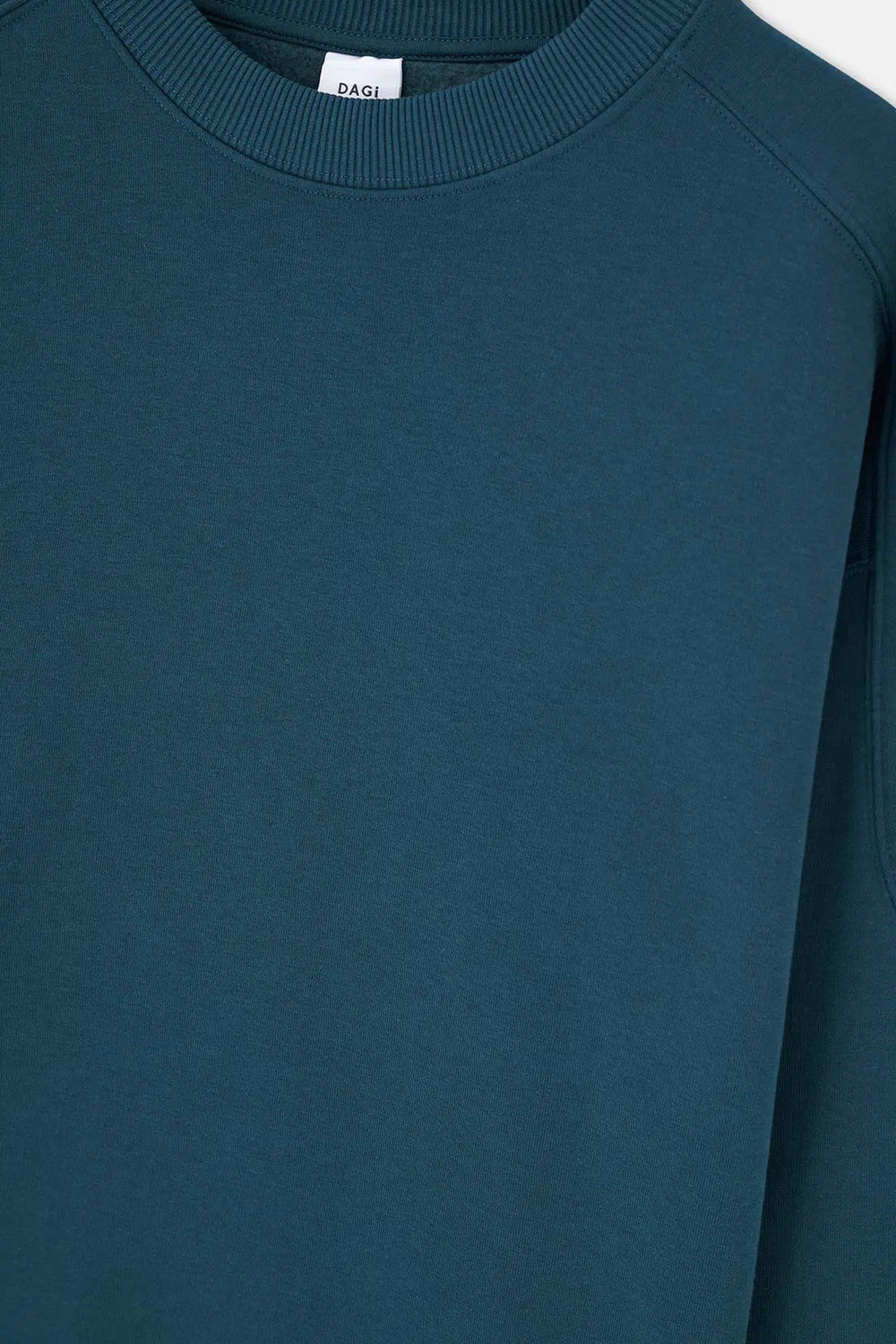 Petrol Mavi Dikiş Detaylı Sweatshirt