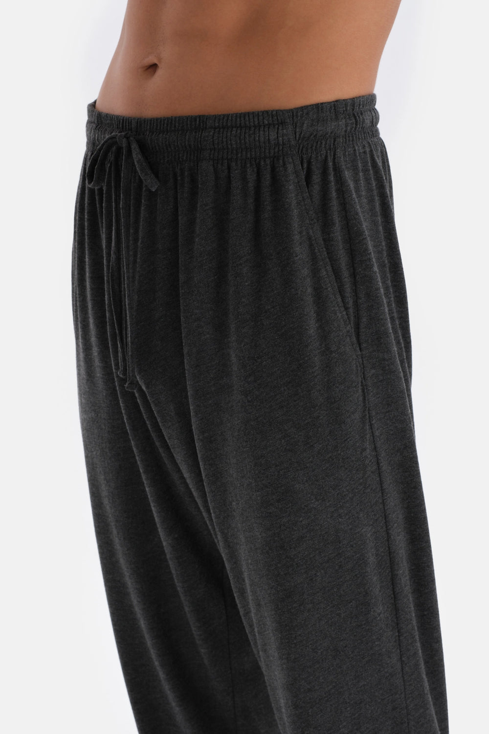 Antrasit Melanj Jogger Paça Örme Pijama Altı