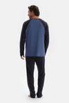 Indigo Yarım Patlı Reglan Kol Penye Modal Pijama Takımı