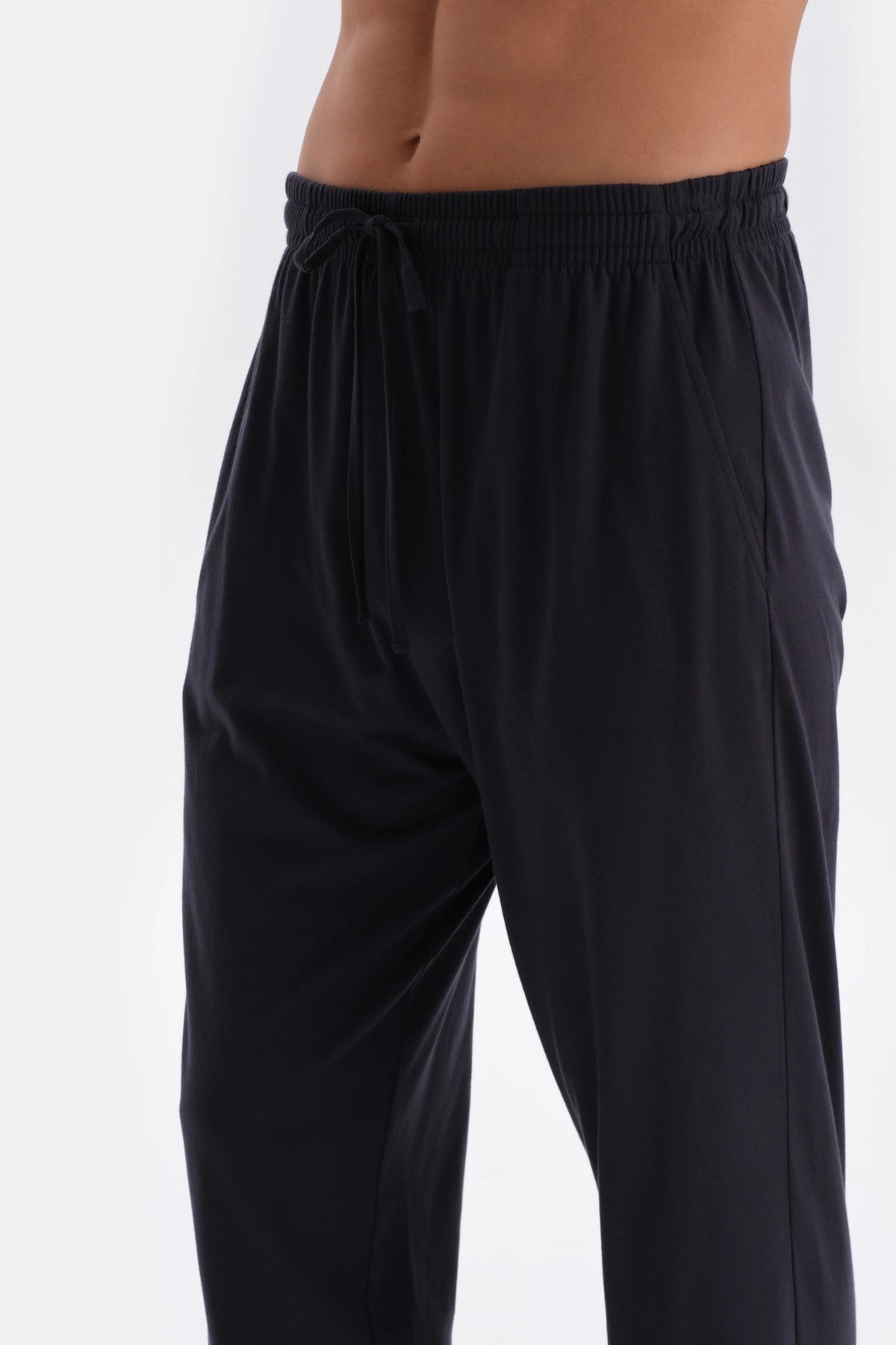 Indigo Yarım Patlı Reglan Kol Penye Modal Pijama Takımı