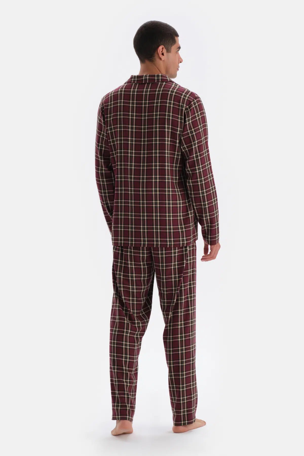 Multicolor Ekose Dokuma Pantolon Pijama Altı