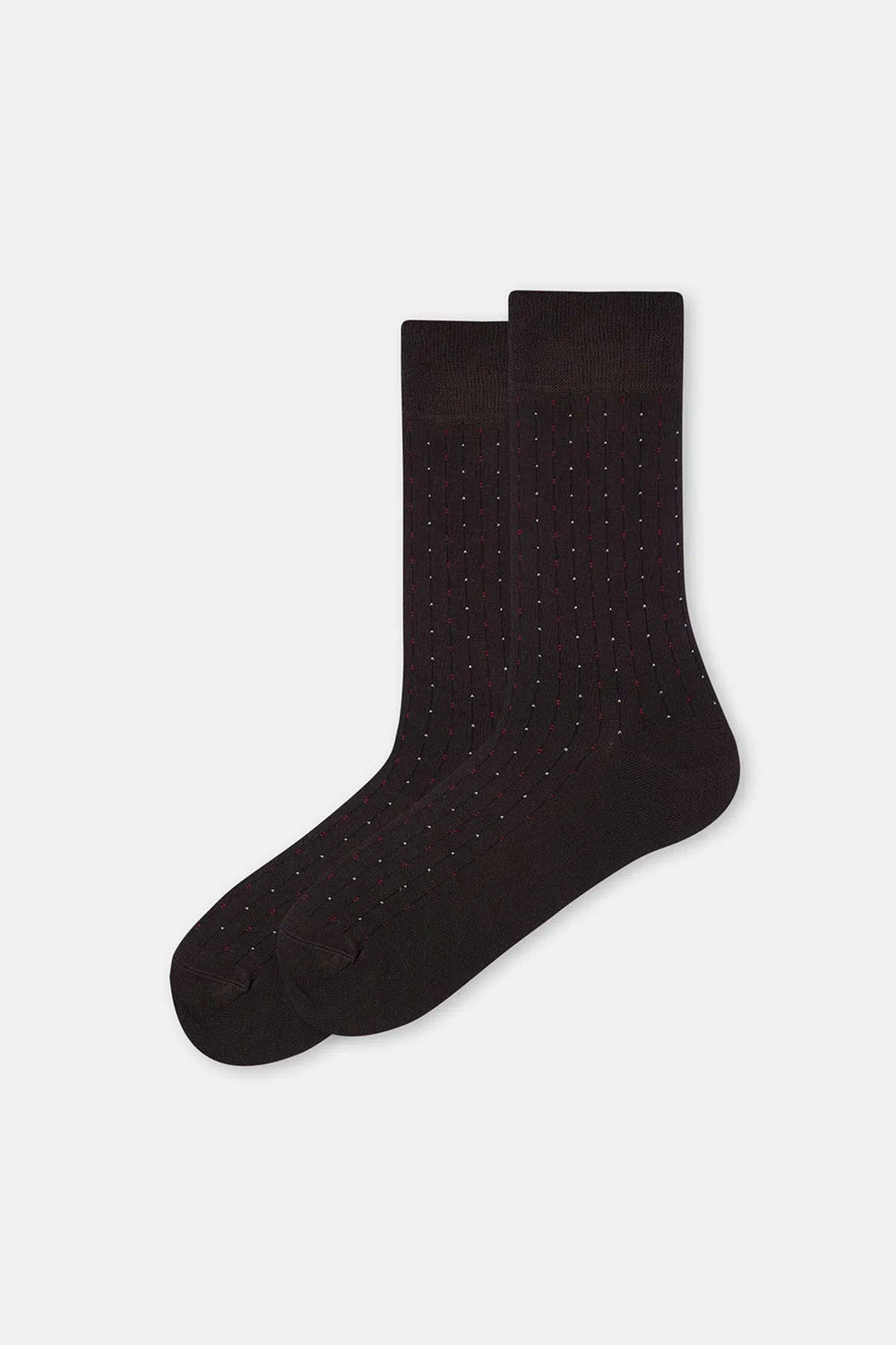 Kahverengi Erkek Desenli Bambu Çorap