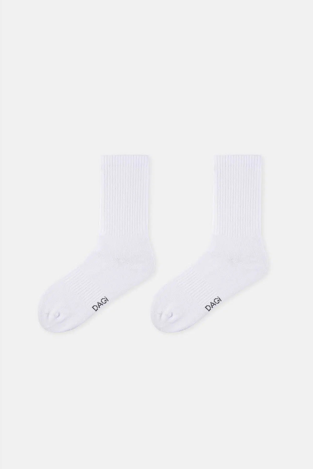 Beyaz Erkek 2'Li Basıc Spor Çorap