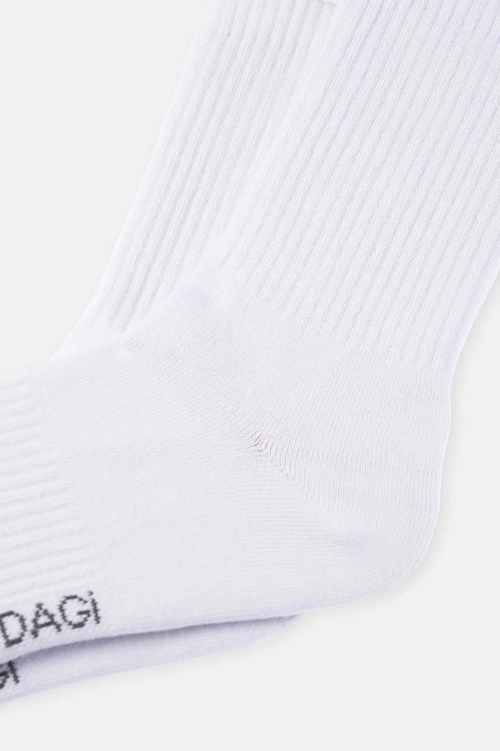 Beyaz Erkek 2'Li Basıc Spor Çorap