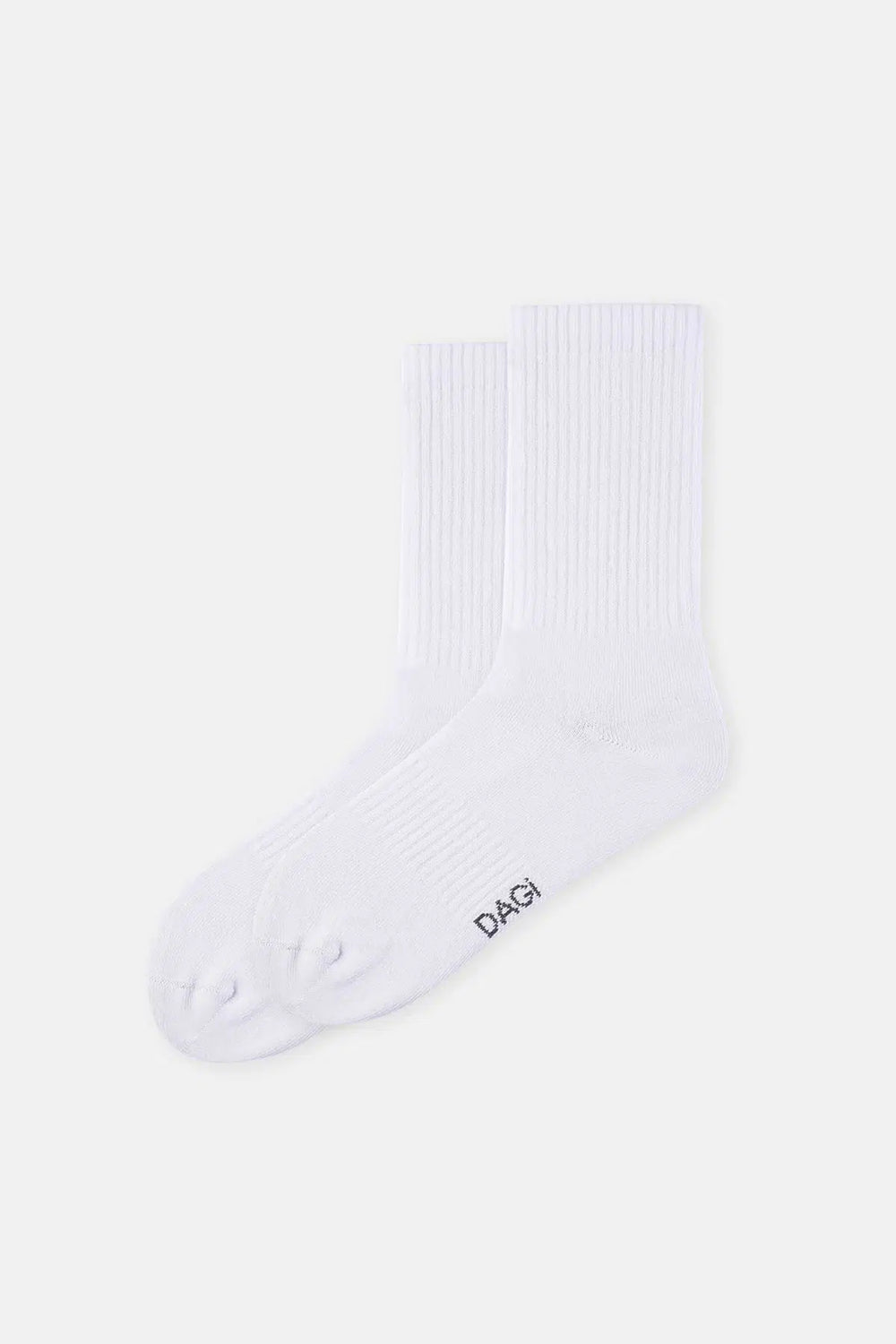 Beyaz Erkek 2'Li Basıc Spor Çorap
