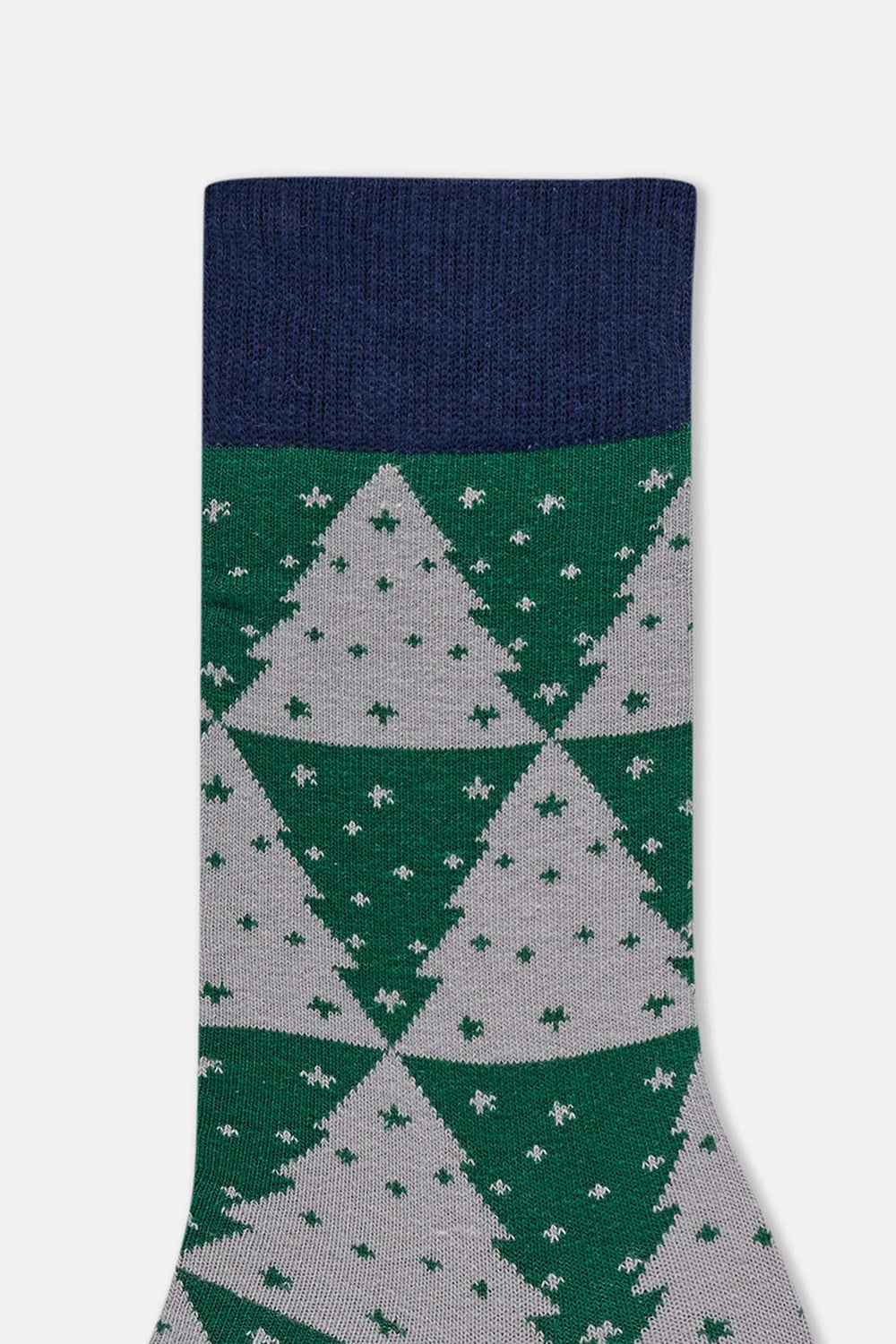 Multicolor Erkek 2'Li Ağaç Desenli Yılbaşı Çorabı
