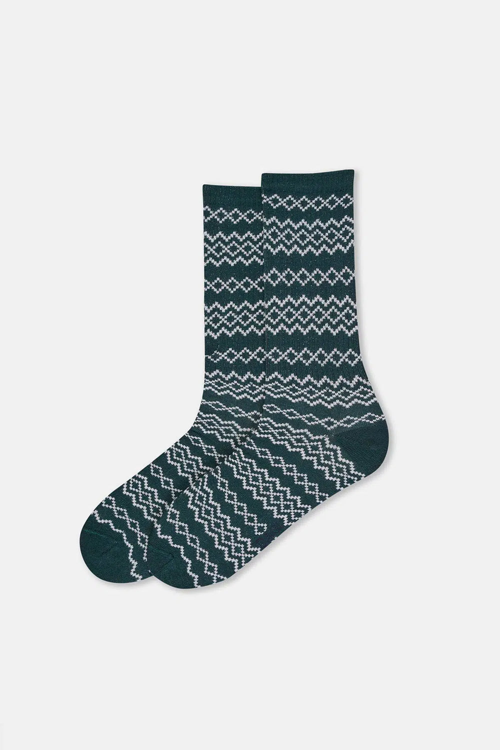 Multicolor Erkek 2'Li Geyik Desenli Yılbaşı Çorabı