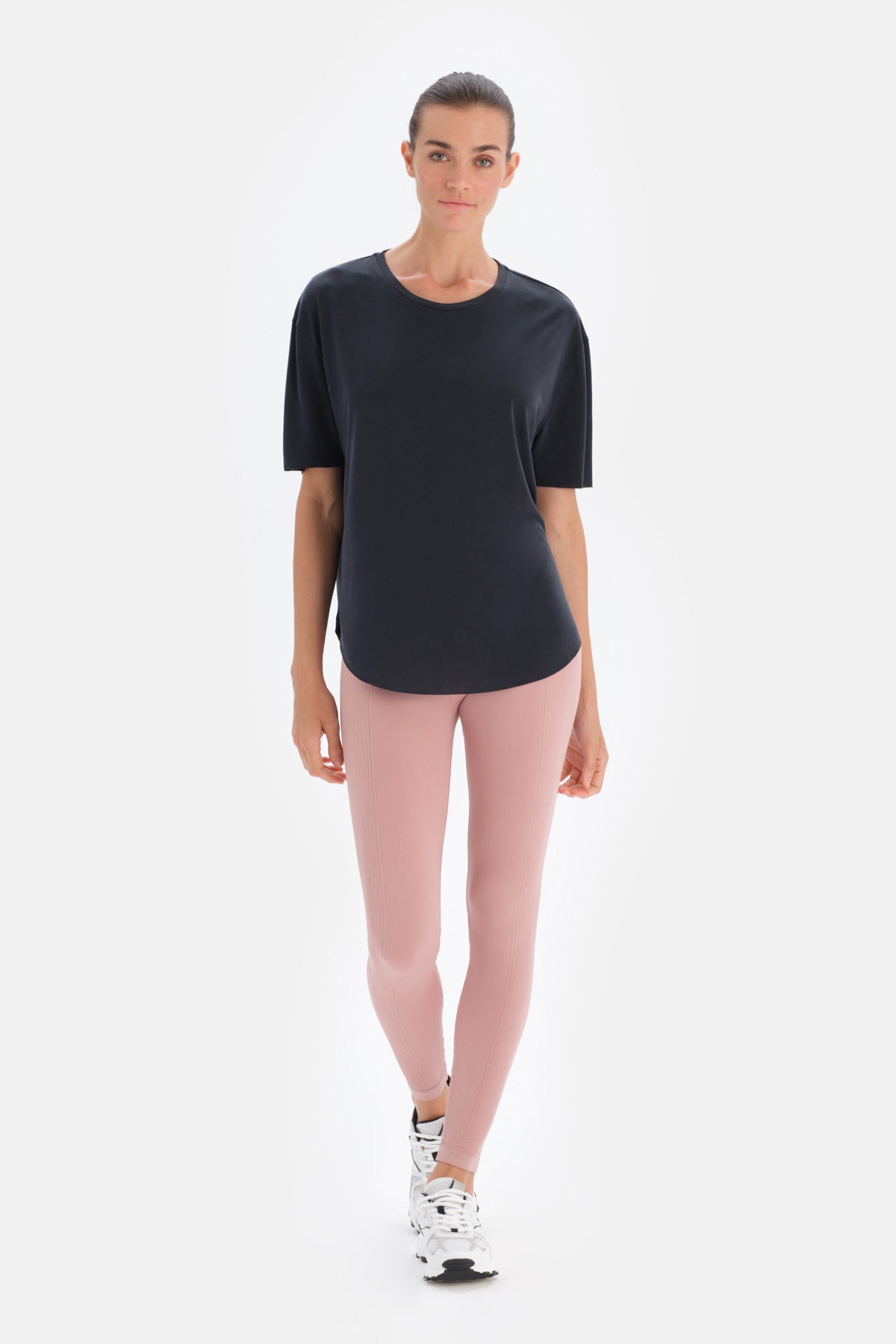 Siyah Dagi Active Kadın Modal T-Shirt