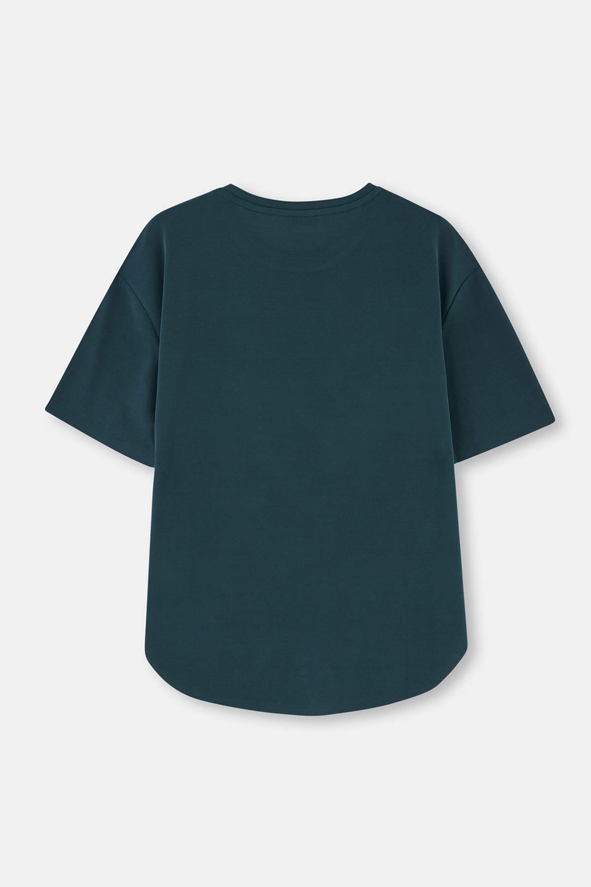 Koyu Yeşil Dagi Active Kadın Modal T-Shirt