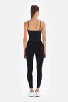 Siyah Dagi Active Askılı Crop Atlet