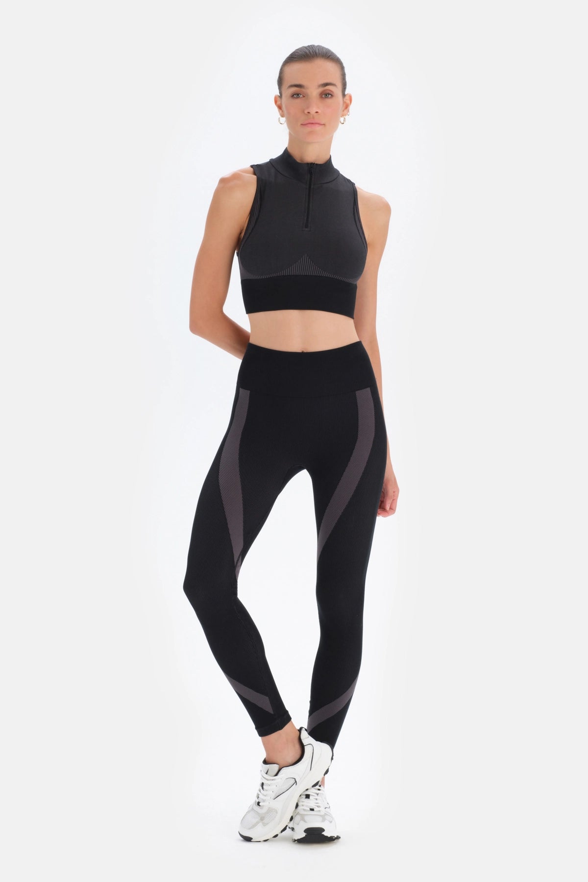 Siyah Dagi Active Kadın Seamless Tayt