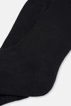 Siyah Kadın 2'Li Basıc Bambu Çorap