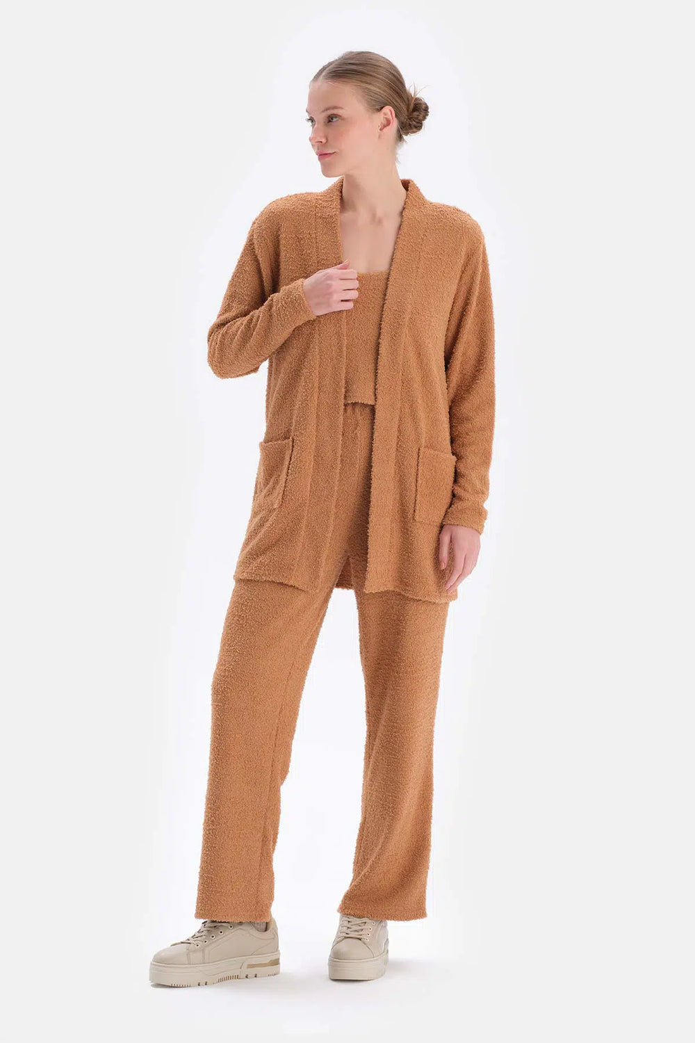 Camel Şönil Hırka